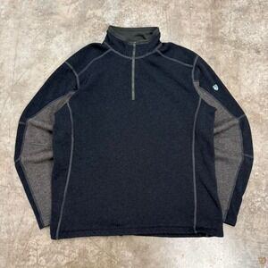 KÜHL Men's Revel Lightweight Performance 1/4 Zip Pullover Size XL